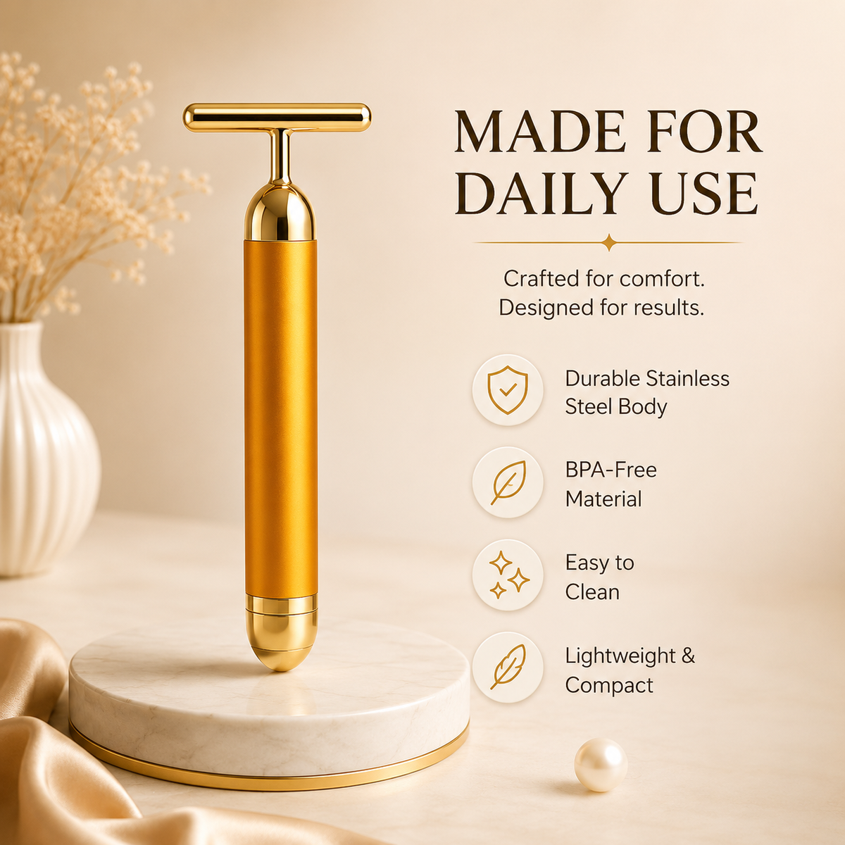 AuraLift™ 24K Golden Face Sculpting Massager