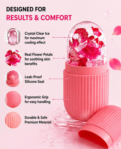 RoseGlow Cooling Face Roller