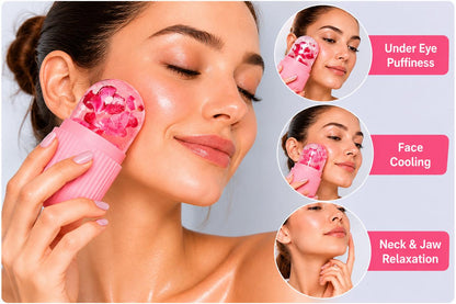 RoseGlow Cooling Face Roller