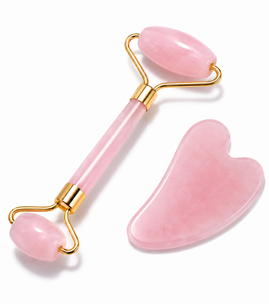 GlowStone Rose Quartz Facial Roller